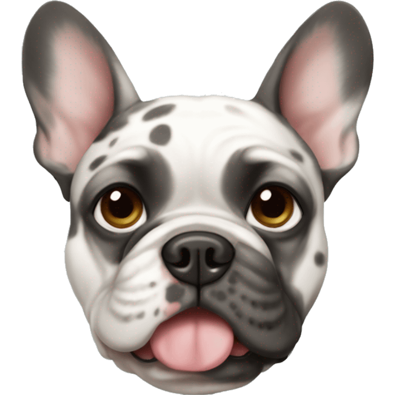 Merle French bulldog  emoji