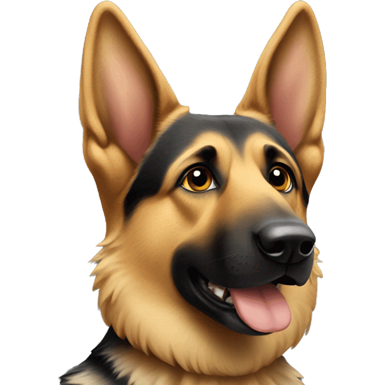 german shepherd dog emoji