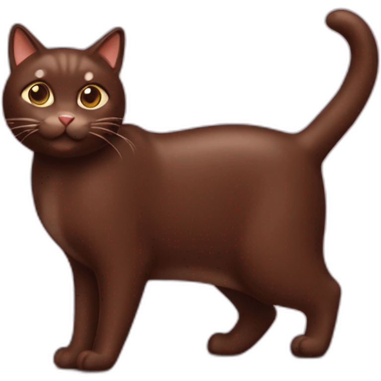 Chocolate cat  emoji