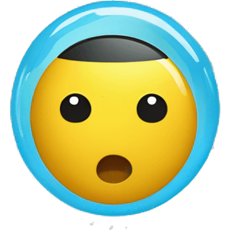 Un cafard qui nage dans une piscine avec une bouée  emoji