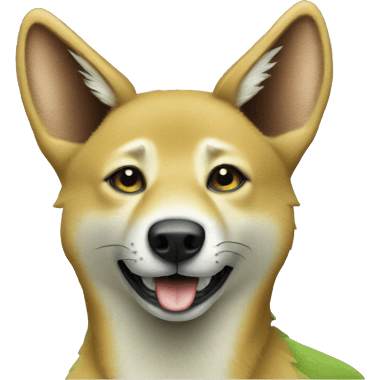 green dingo emoji