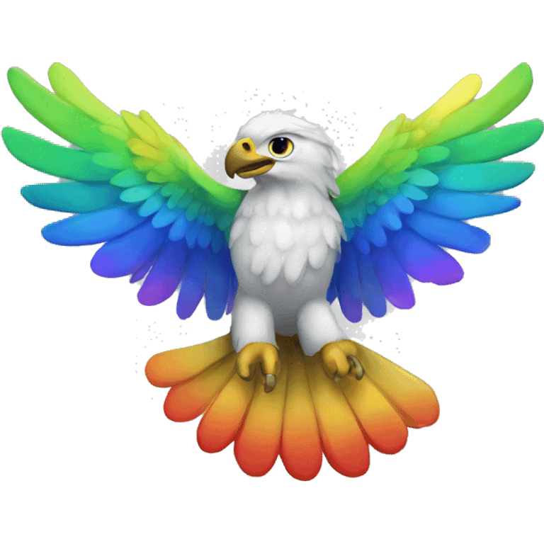 Rainbow Hawk emoji