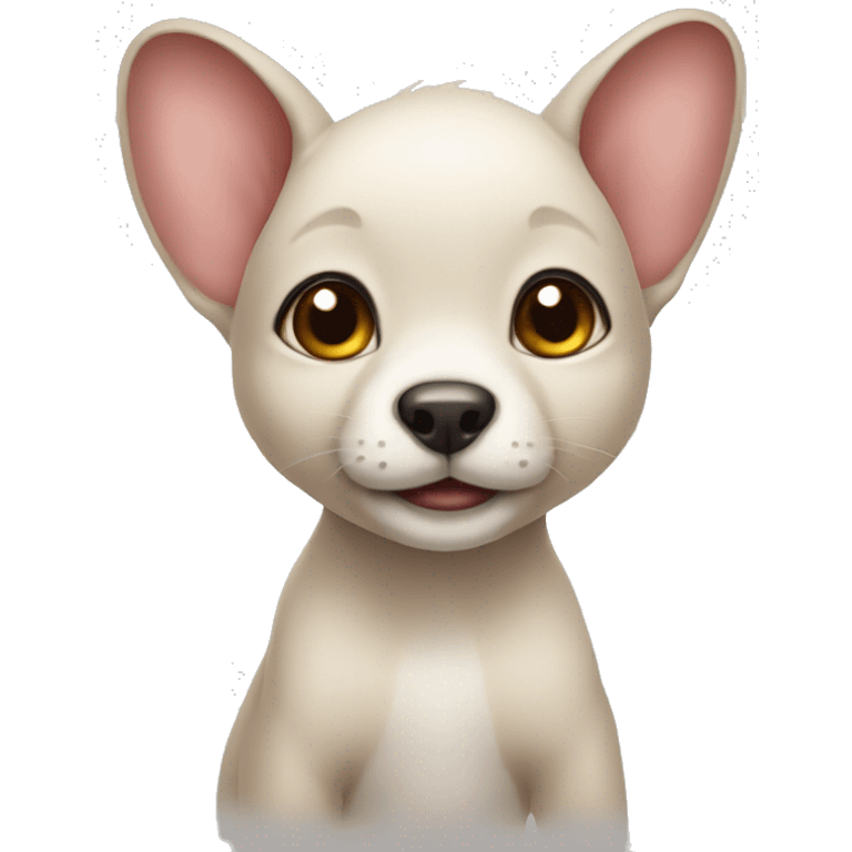 Earless cute animal critter emoji