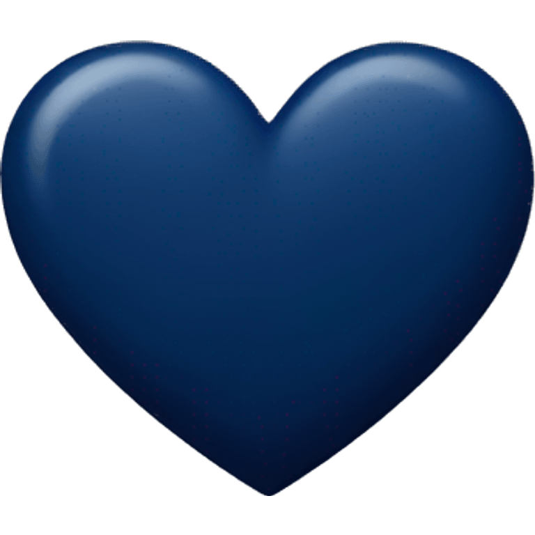 navy blue heart emoji