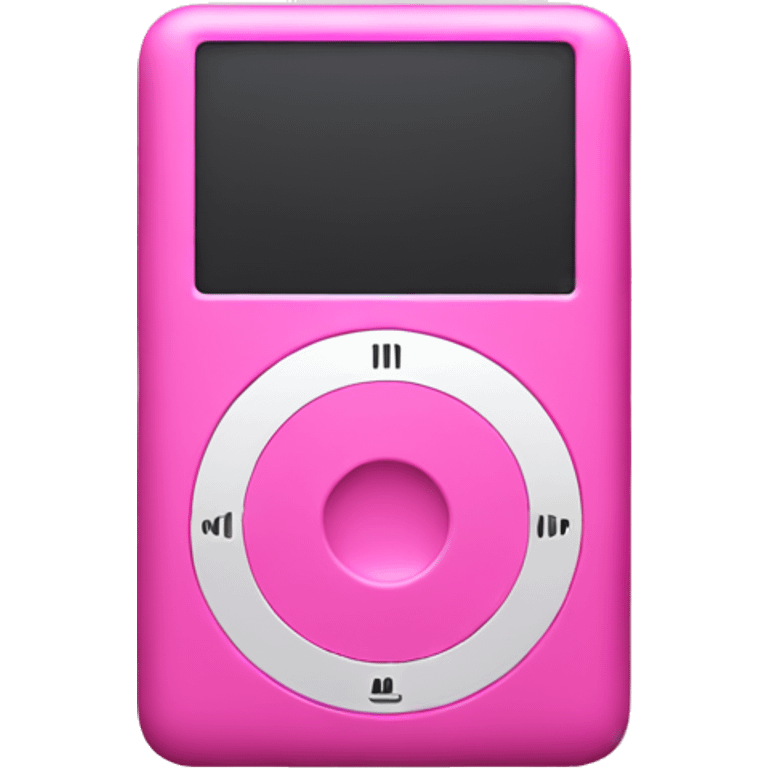 pink ipod emoji