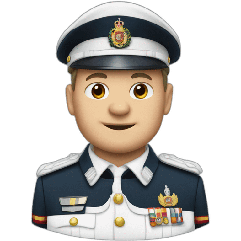 Olaf Scholz in uniform emoji