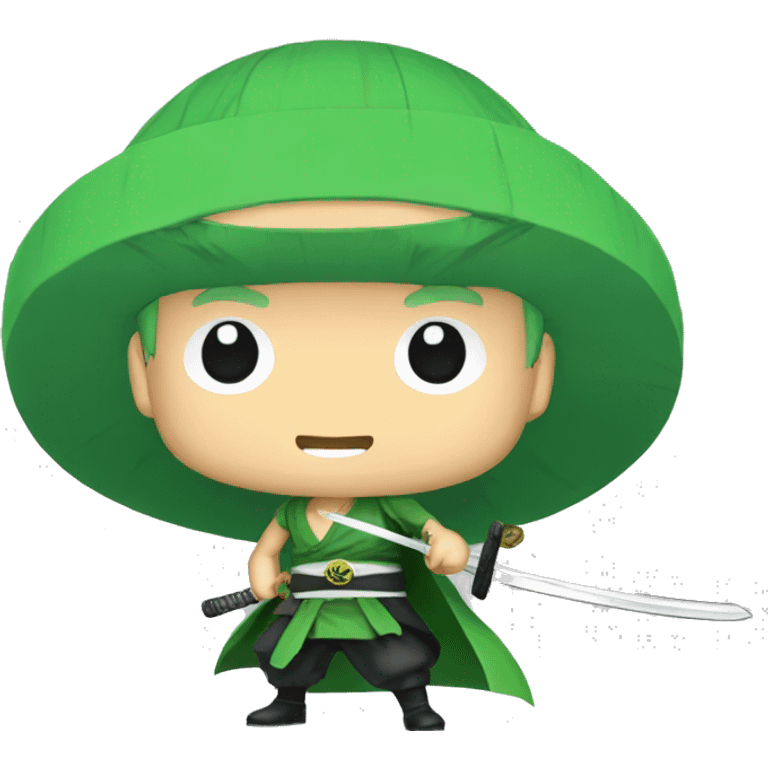 Zoro from one piece with shusui sword emoji