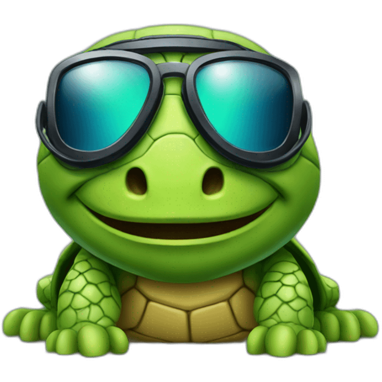 dj turtle emoji