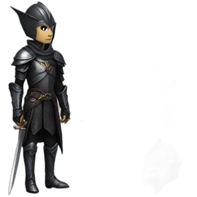 gothic elf knight  emoji