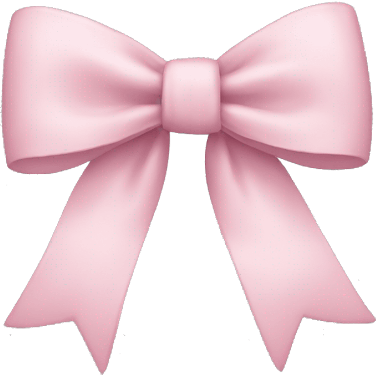 Light pink bow emoji