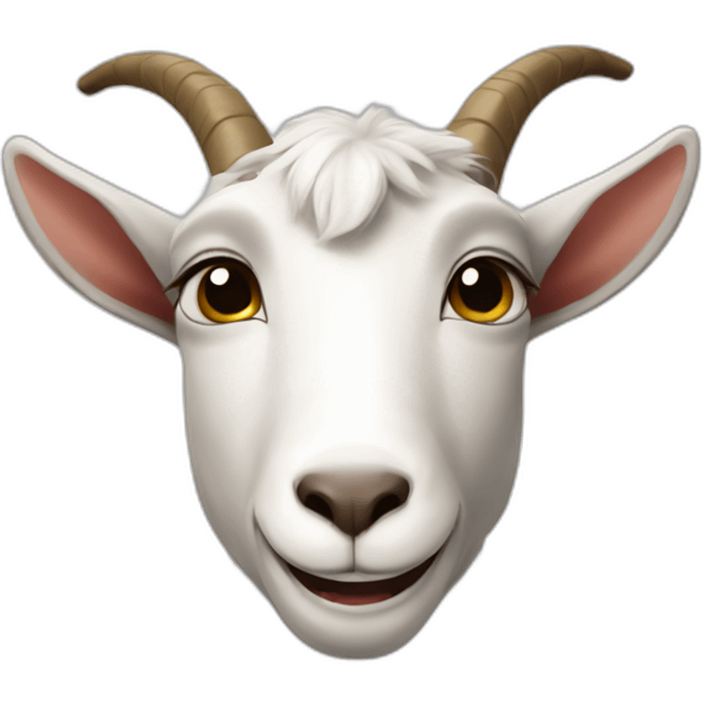 Goat happy emoji