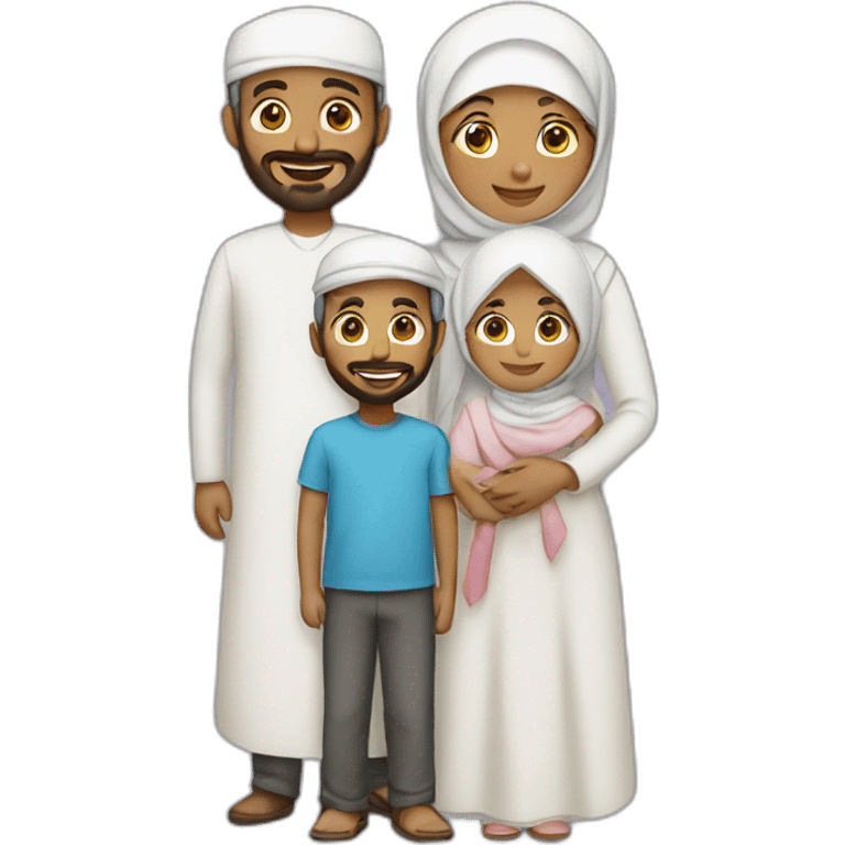 Muslim family emoji