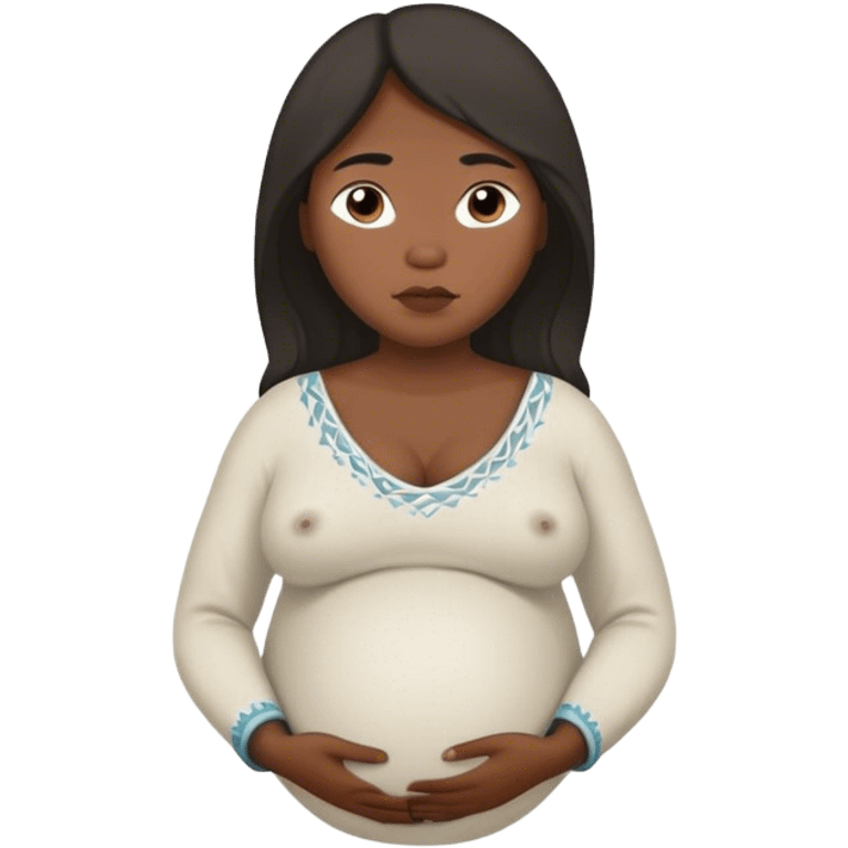 pregnant Inuit woman emoji