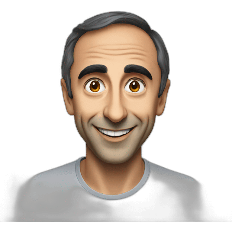 Eric zemmour face smiling emoji