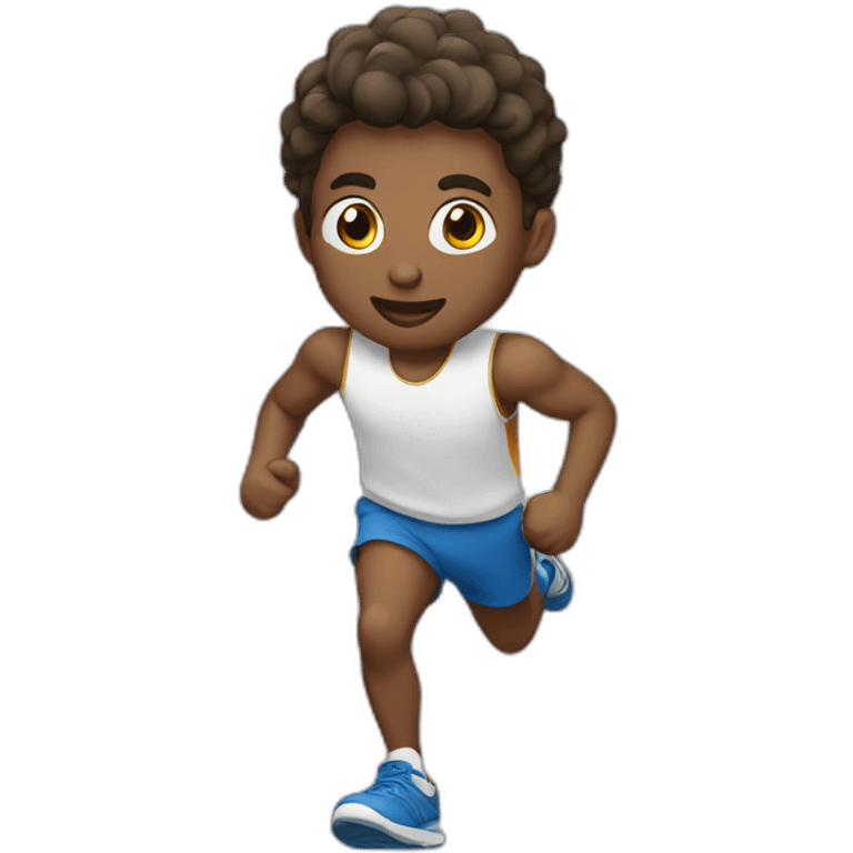 runner boy emoji