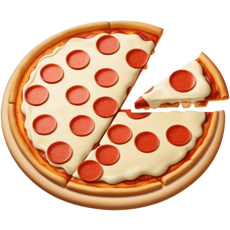 Pizza, french fries ice cream mixed together pizza pizza emoji