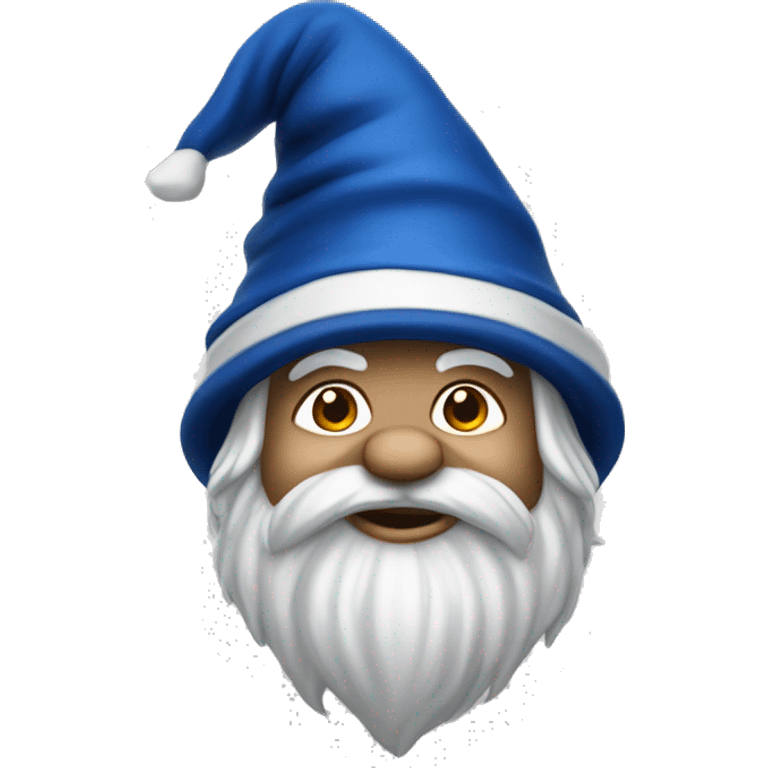 Gnome with blue hat and a "Y" Yale logo on the hat emoji