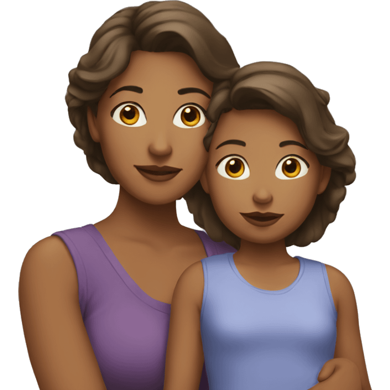 mother and daughter emoji