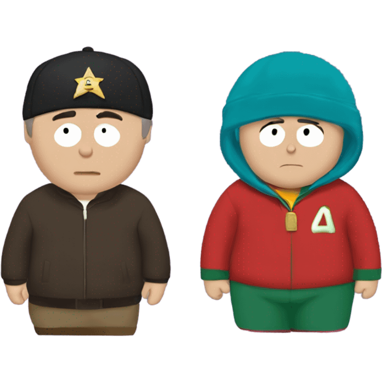 Eric cartman with Sean combs  emoji