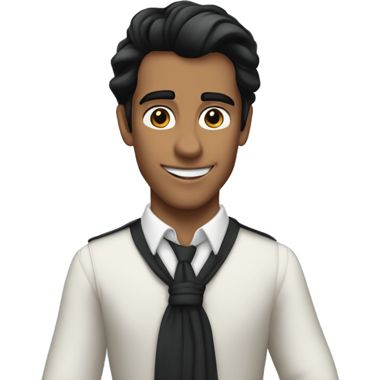 Prince Eric in business clothes emoji