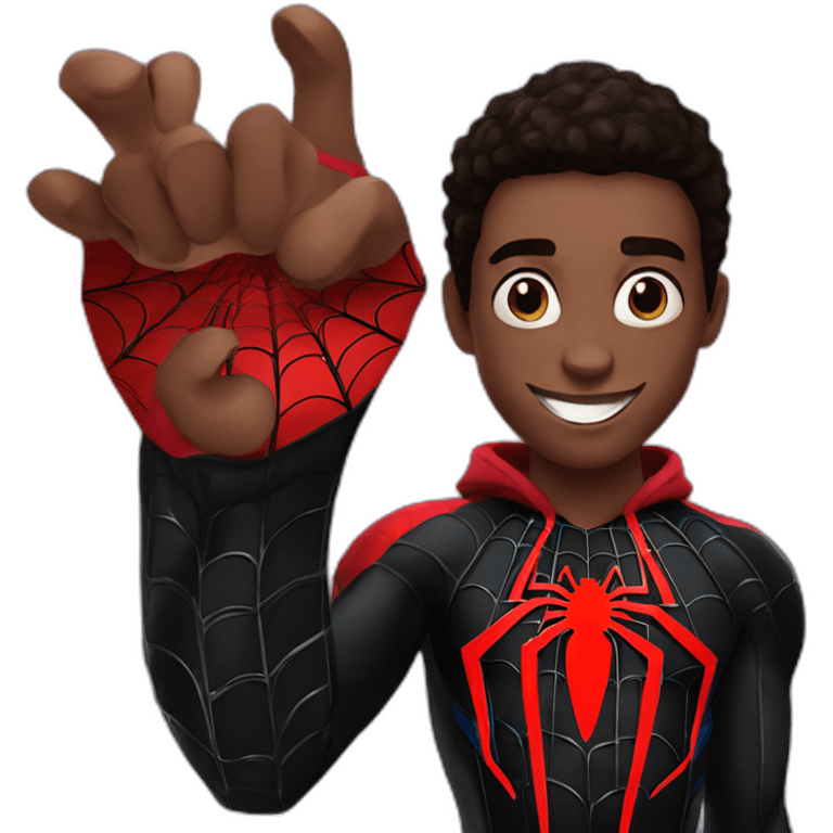 spiderman miles morales emoji