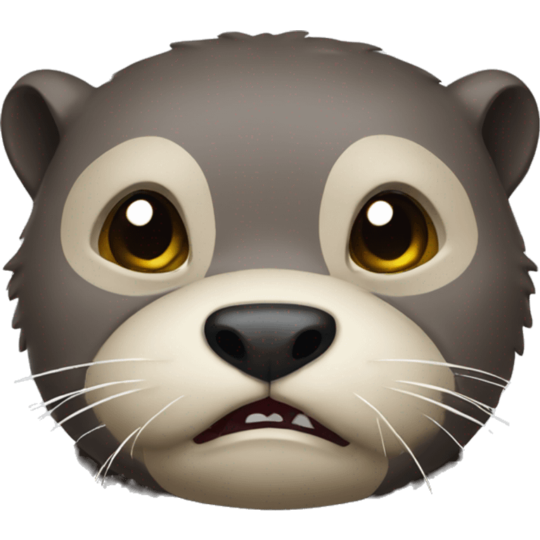 angry otter emoji