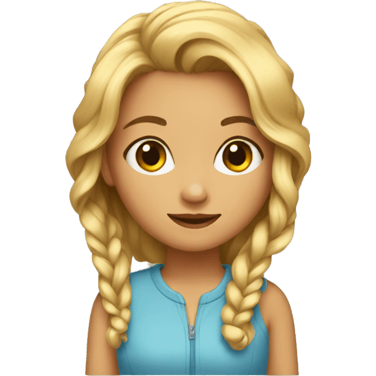 A girl  emoji