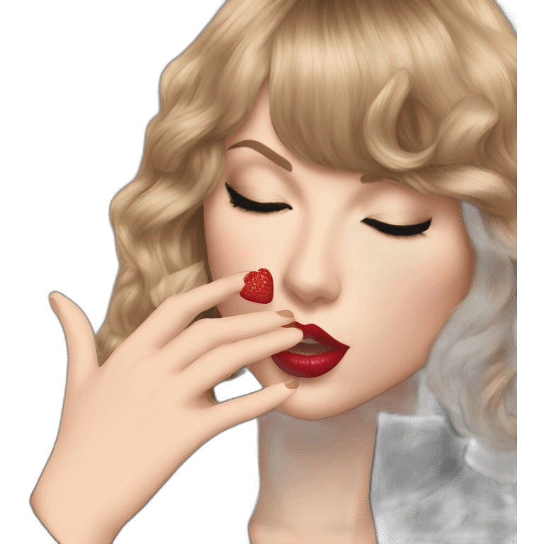 Taylor swift send kiss emoji