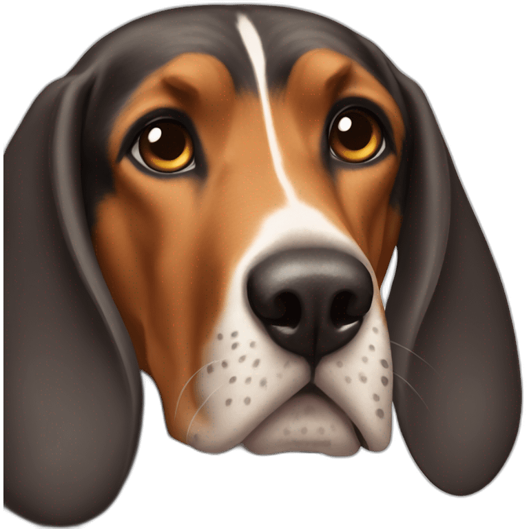 Coonhound emoji