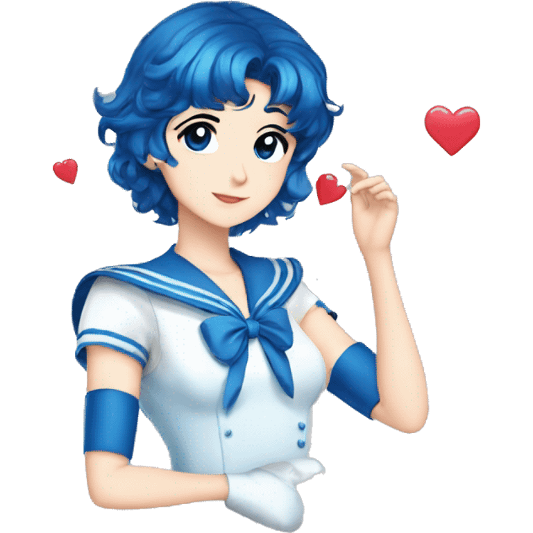 Sailor Mercury love emoji