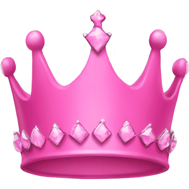 pink princess crown emoji