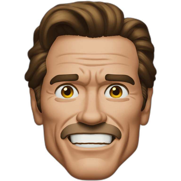 arnold schwarzenegger replicating shia labeouf meme emoji