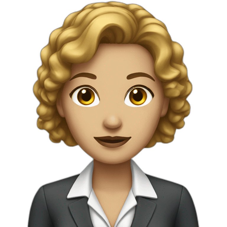 Office White Collar women emoji