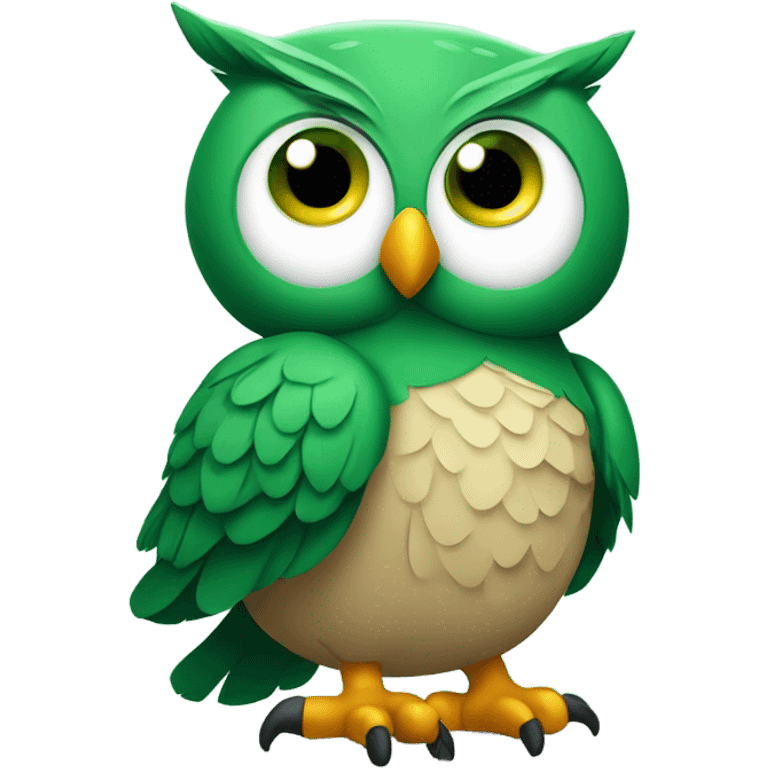 Duolingo owl  emoji