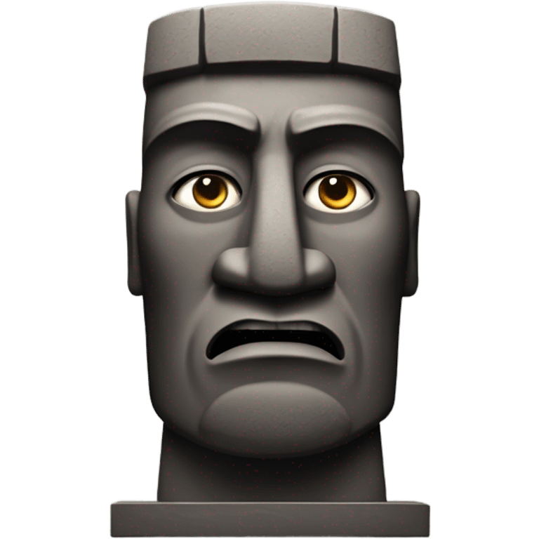 Moai hulk emoji