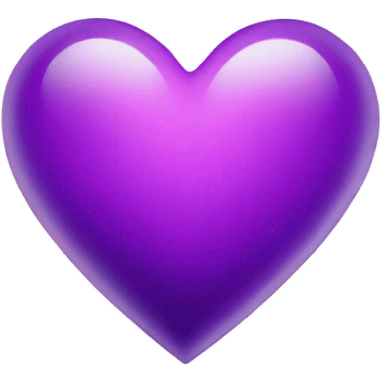 Heart purple light emoji