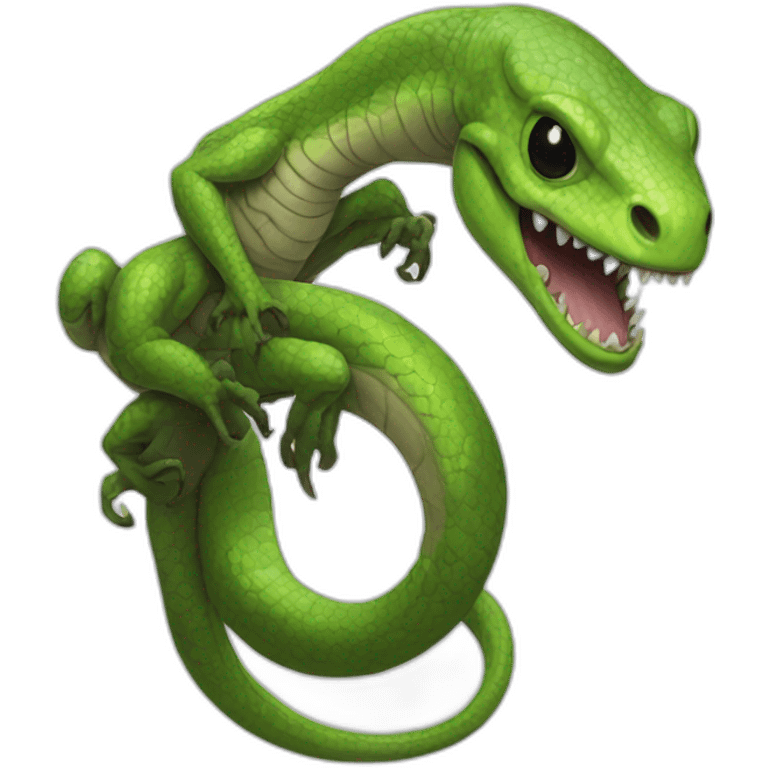 Reptile venom symbiont emoji