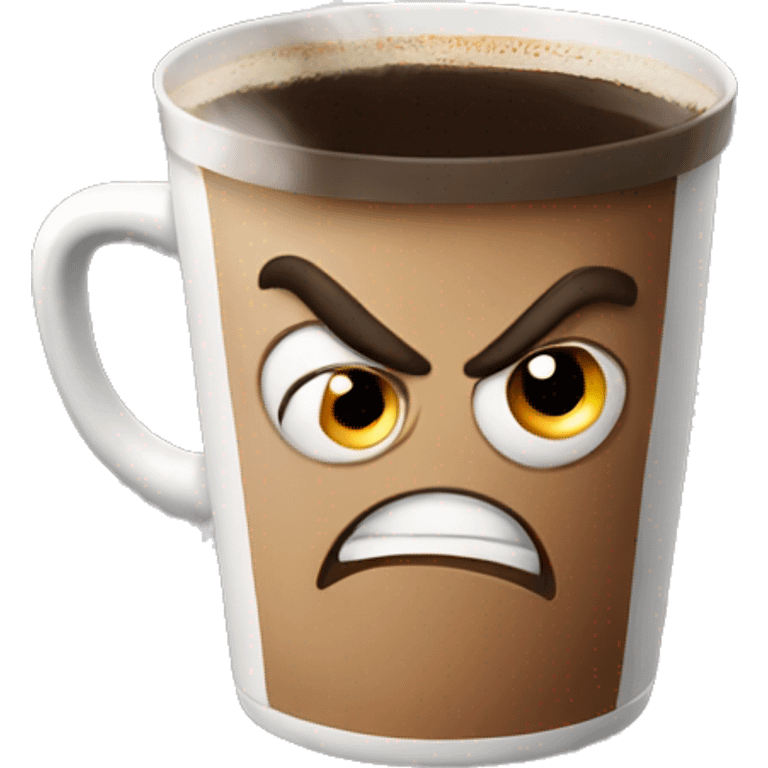 angry cooffe  emoji