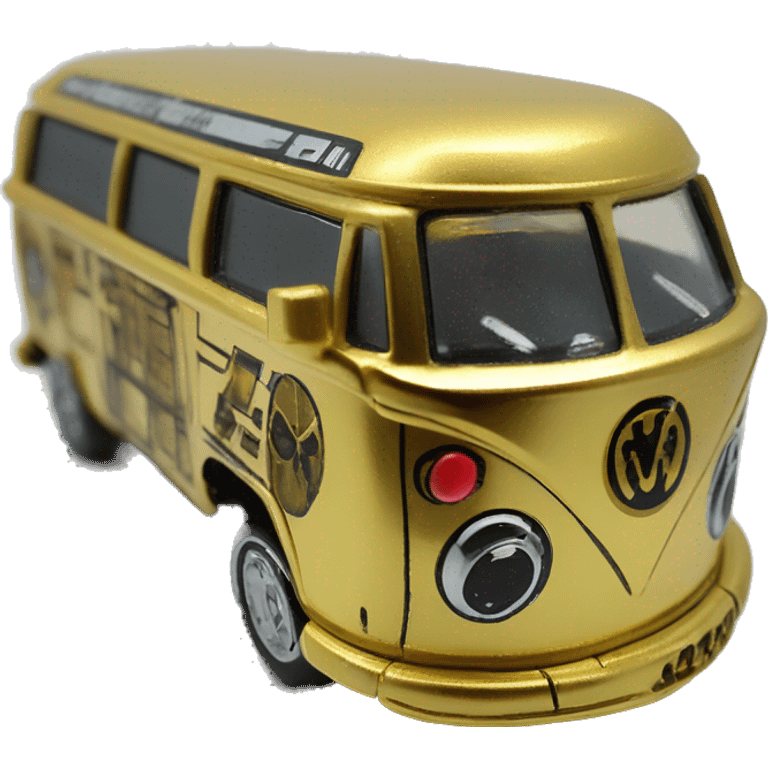 Hot wheels 1971 C-3po Volkswagen caravan with rear spoiler  emoji