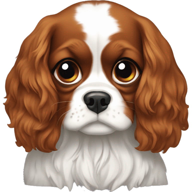 Cavaliers King Charles spaniel hugs emoji