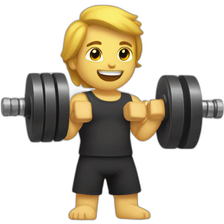 dumbell curls  emoji