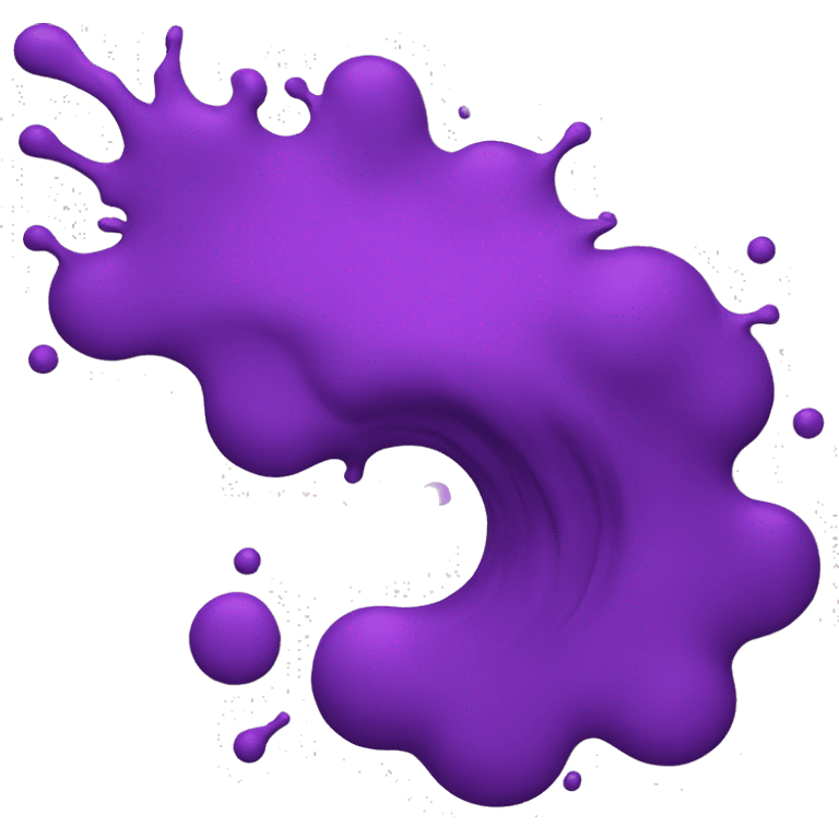 purple paint splash emoji