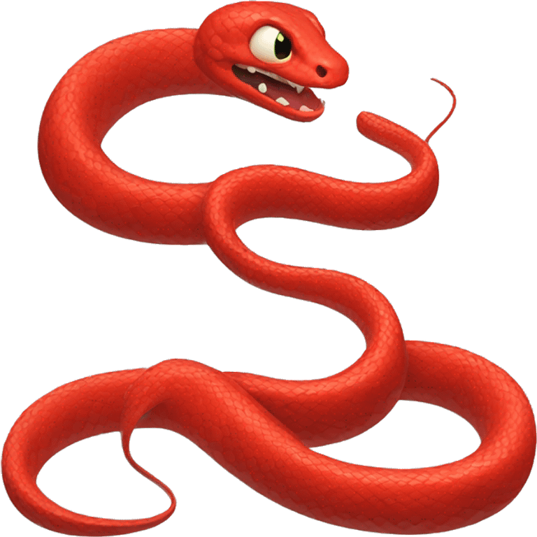 red snake emoji