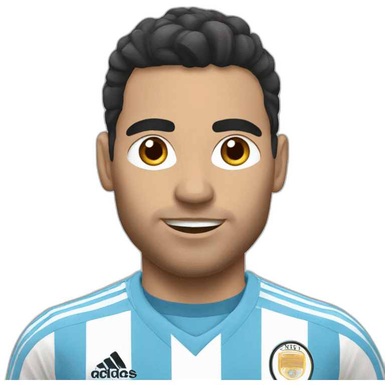 Argentinian player Julian Alvarez emoji