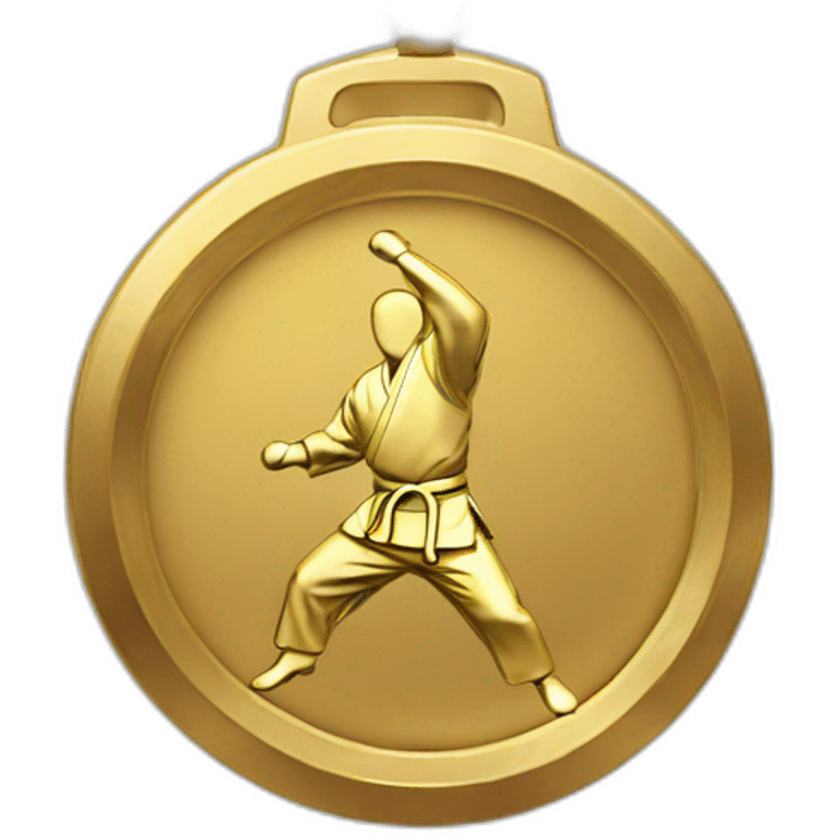 karate medal gold emoji