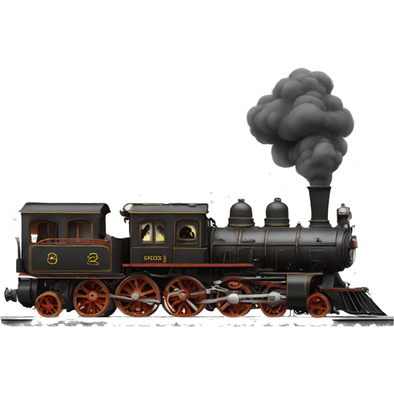 steam train emoji