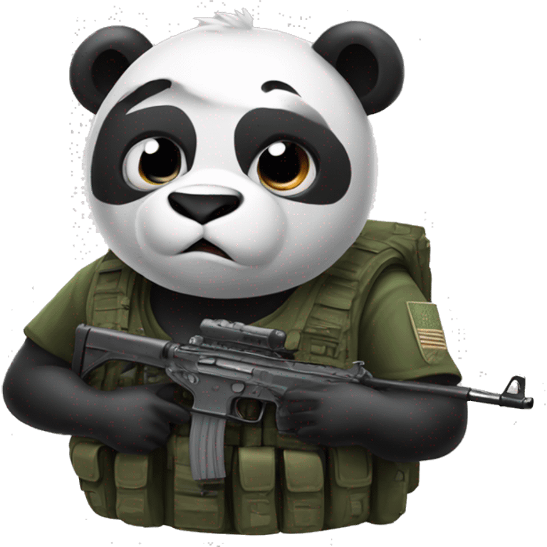 Panda as a call of duty emoji