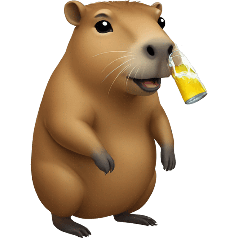 capybara drinking mate emoji