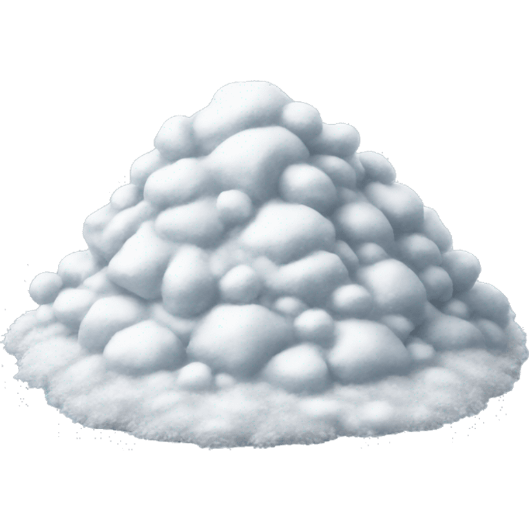 Snow pile emoji