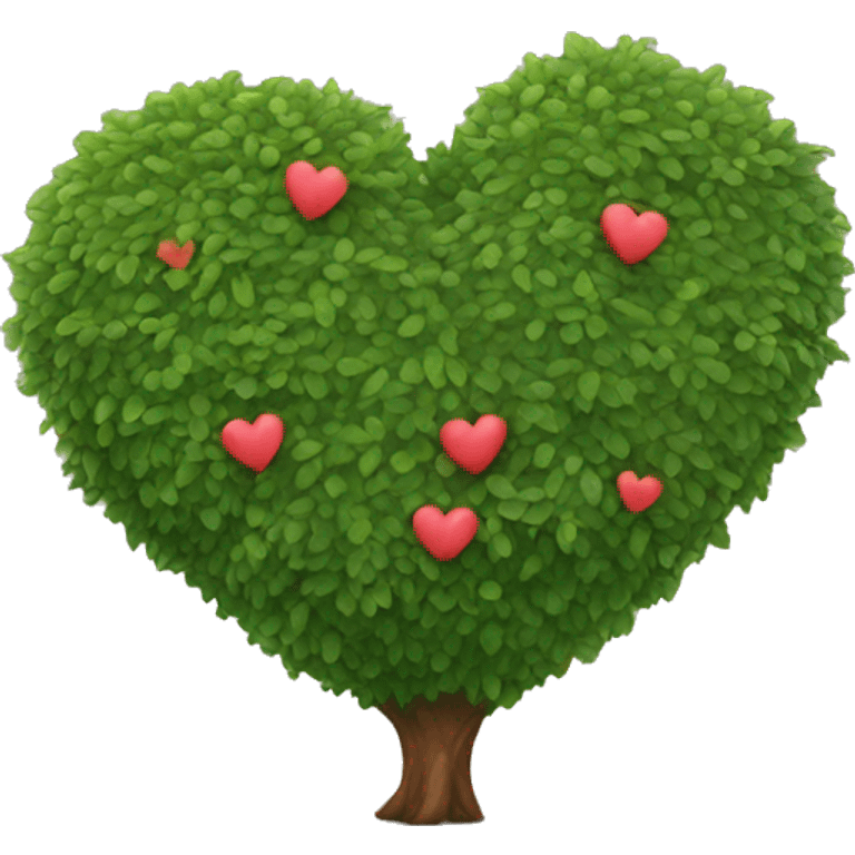 heart shape bush emoji